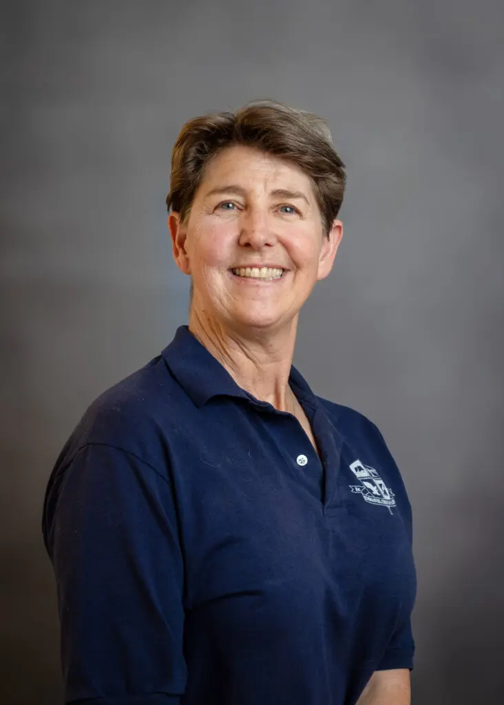 Portrait of a cheerful woman